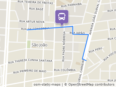 Mapa da parada