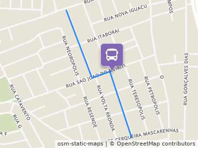 Mapa da parada