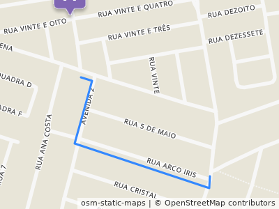Mapa da parada