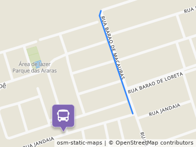 Mapa da parada