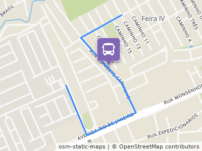 Mapa da parada