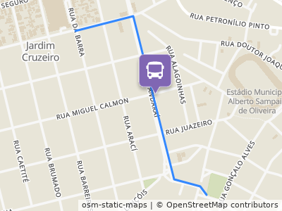 Mapa da parada