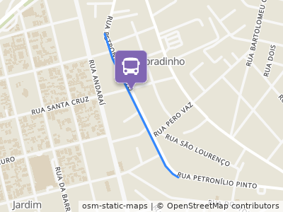 Mapa da parada