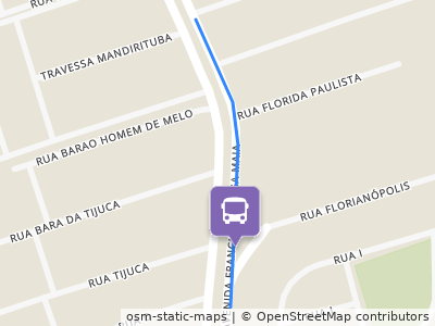 Mapa da parada