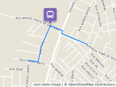 Mapa da parada