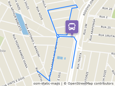Mapa da parada