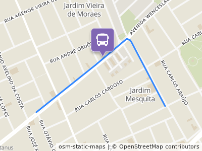 Mapa da parada
