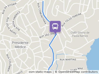 Mapa da parada