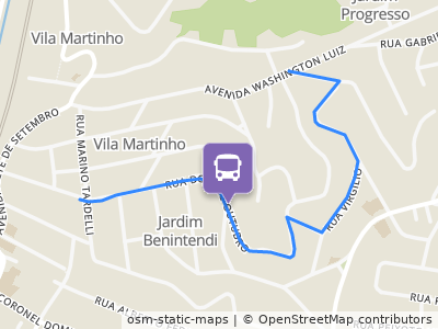 Mapa da parada