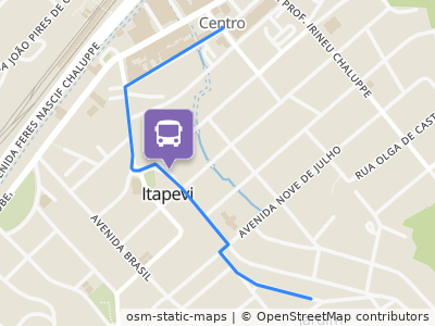 Mapa da parada