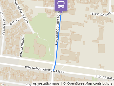 Mapa da parada