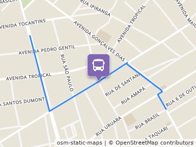 Mapa da parada