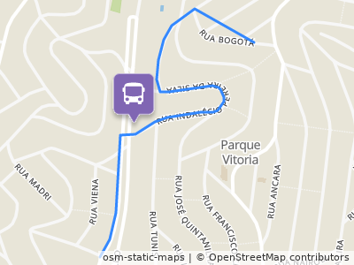 Mapa da parada