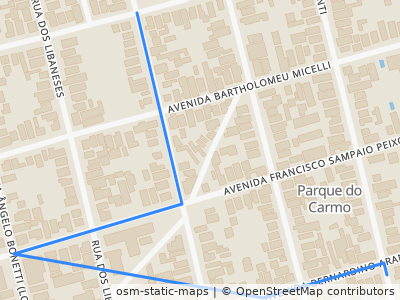 Mapa da parada