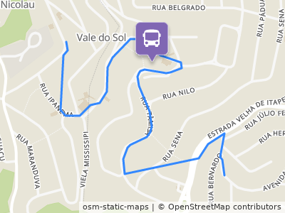 Mapa da parada