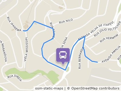 Mapa da parada