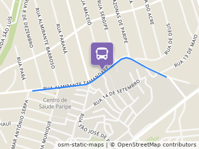 Mapa da parada
