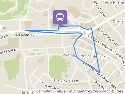 Mapa da parada