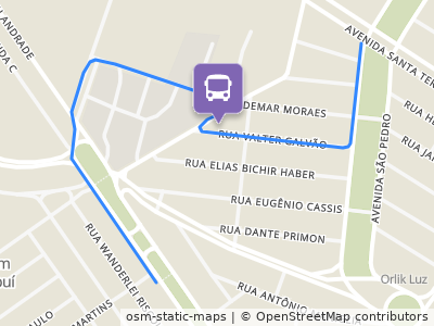 Mapa da parada