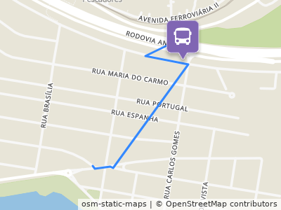 Mapa da parada