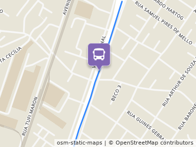 Mapa da parada