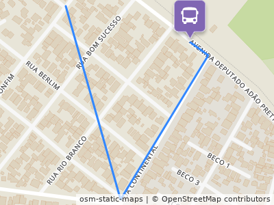 Mapa da parada