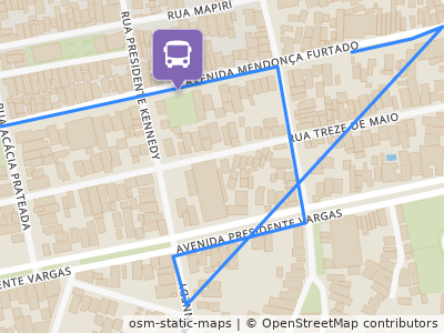 Mapa da parada