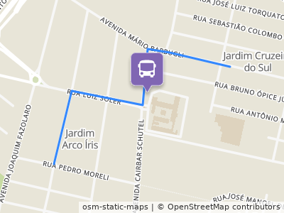 Mapa da parada