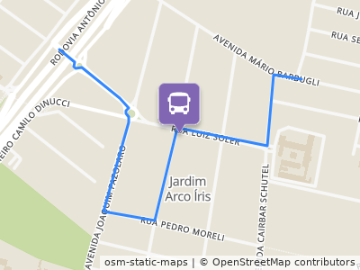 Mapa da parada