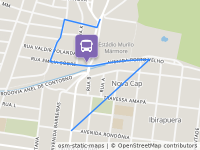 Mapa da parada