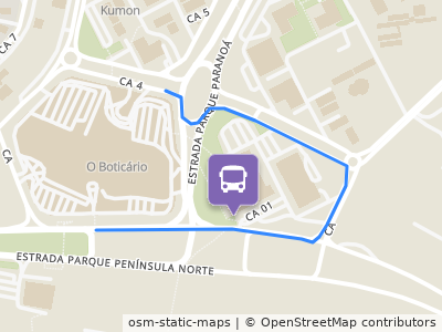 Mapa da parada