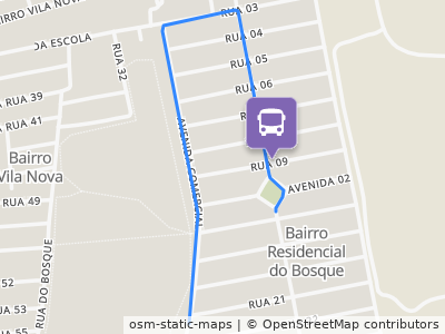 Mapa da parada