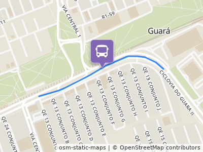 Mapa da parada