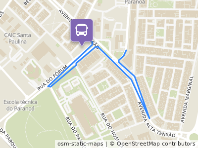 Mapa da parada