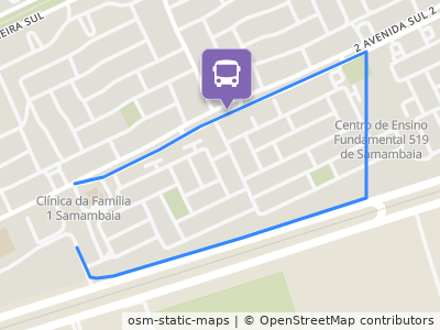 Mapa da parada