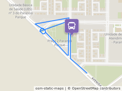 Mapa da parada