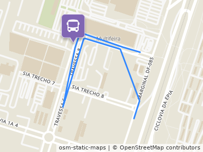Mapa da parada