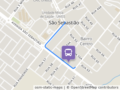 Mapa da parada