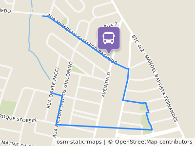 Mapa da parada
