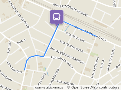 Mapa da parada