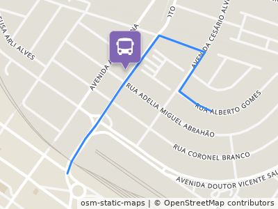 Mapa da parada