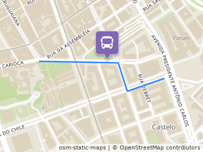 Mapa da parada