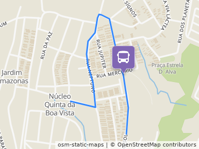 Mapa da parada