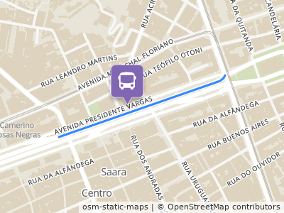 Mapa da parada