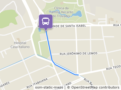 Mapa da parada