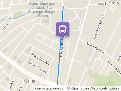 Mapa da parada