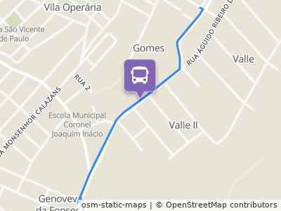 Mapa da parada