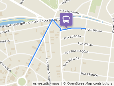 Mapa da parada