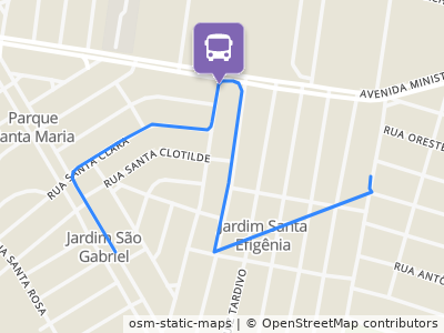 Mapa da parada