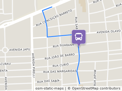 Mapa da parada